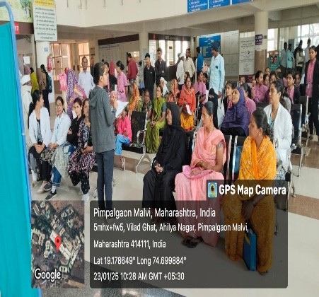 Health Education on “Safe Motherhood” on the occasion of “Maternal Health Awareness Day”